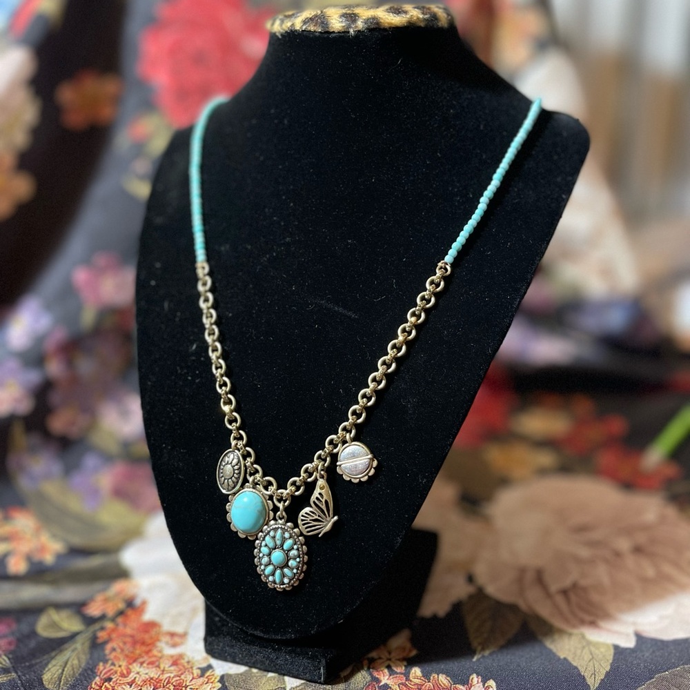NWT Lucky Brand Turquoise Necklace
